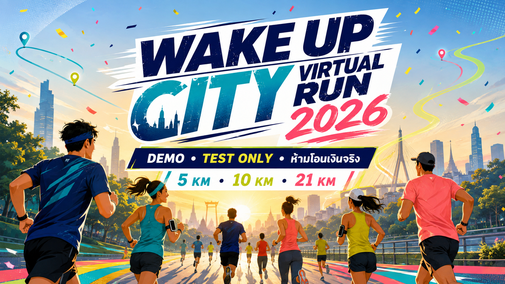Wake Up City Virtual Run 2026