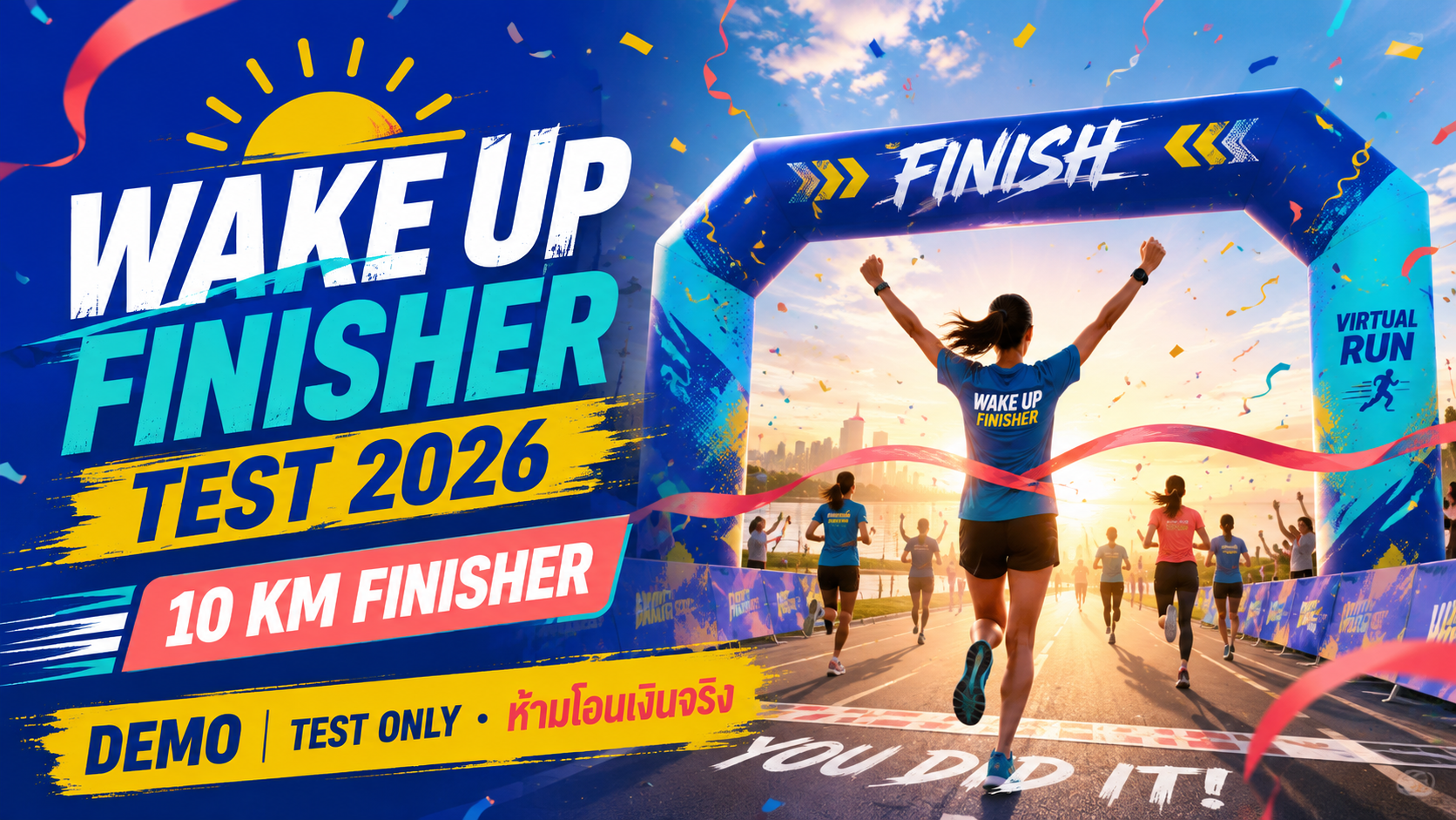 โปสเตอร์ Wake Up Finisher TEST