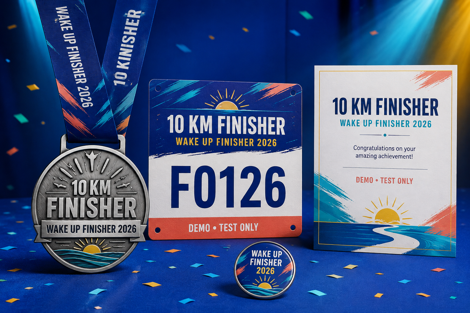 ของรางวัล Wake Up Finisher TEST